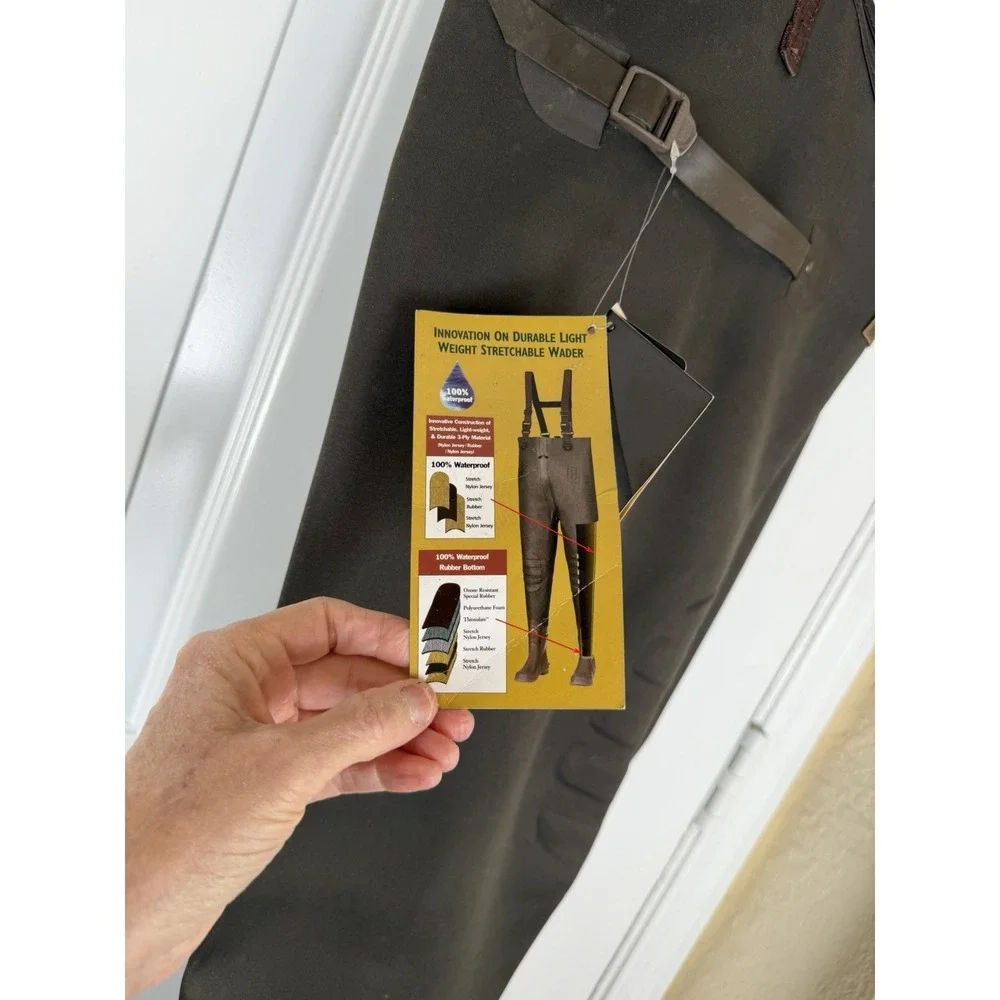 Cabincore Fly Fishing Men's Redhead Hobbs Creek Cleated Hip Waders w Thinsulate